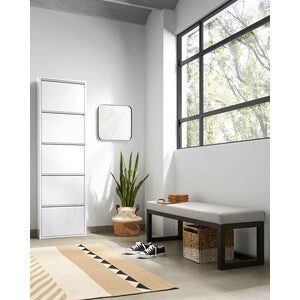 Q.TA' 1 SCARPIERA 5A METALLO CM 50X15X172 BIANCO