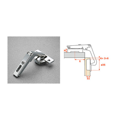 Q.TA' 25 SALICE CERNIERA ANGOLARI C2AYA99 APERTURA 70 GRADI