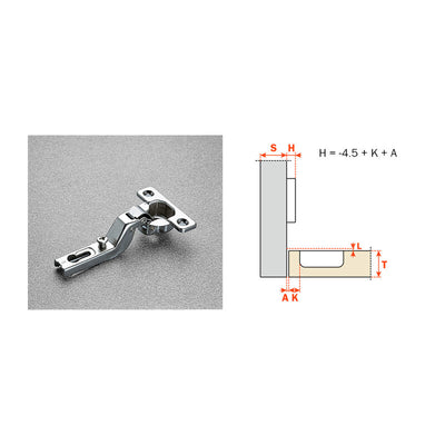 Q.TA' 25 SALICE CERNIERA MINI C6A7S99 COLLO MEDIO 9 94 GRADI