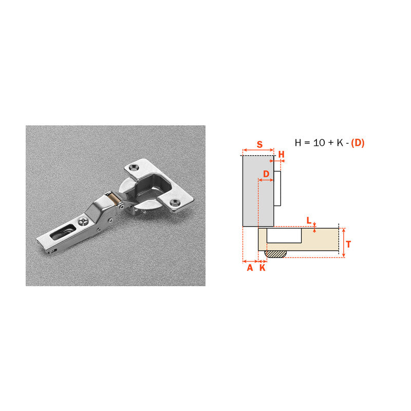 Q.TA' 25 SALICE CERNIERA AUTOMATICA CNA7G99 COLLO 9 94 GRADI
