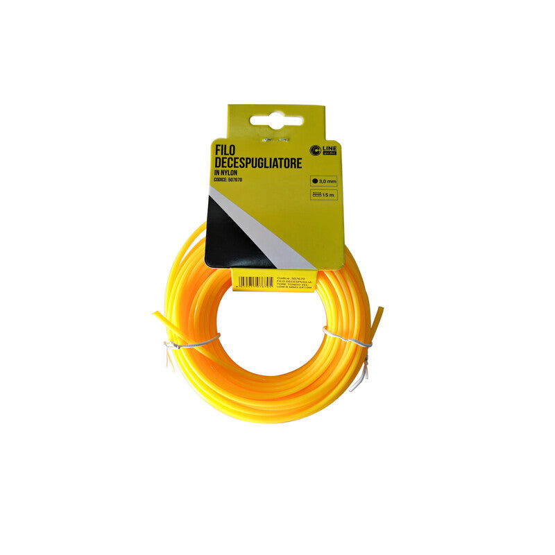 Q.TA' 1 C FILO DECESPUGLIATORE TONDO YELLOW-R 3,0MMX15M