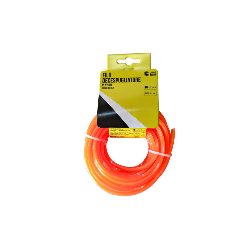 Q.TA' 1 C FILO DECESPUGLIATORE QUADRO ORANGE-S MM3.3X10MT