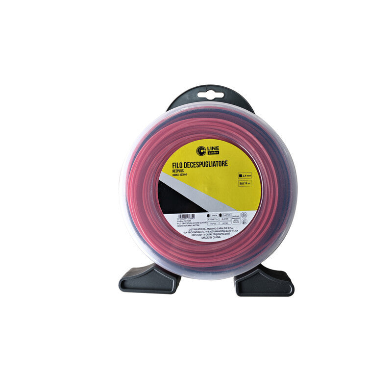 Q.TA' 1 C FILO DECESPUGLIATORE QUADRO REDPLUS-S 2.4MMX79M