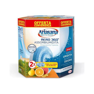 Q.TA' 12 ARIASANA RICARICA AERO 360 TAB AGRUMI 2X450 G