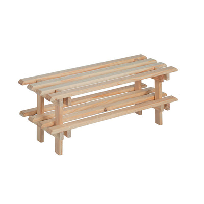 Q.TA' 1 PORTASCARPE COMPONIBILE IN PINO CM 75X25,9X30 H