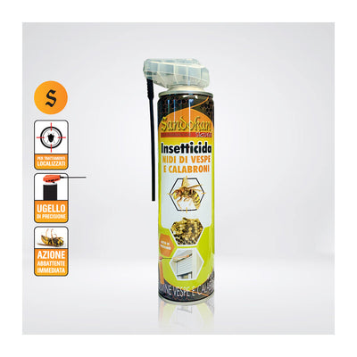 Q.TA' 12 INSETTICIDA NIDI DI VESPE E CALABRONI 400ML