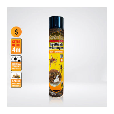 Q.TA' 1 INSETTICIDA VESPE E CALABRONI SCHIUMOGENO 750ML