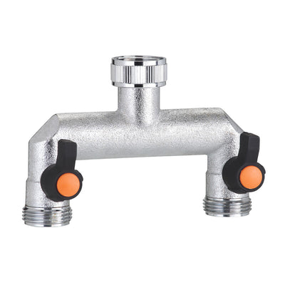 Q.TA' 1 PRESA A DUE VIE 3/4 REGOLABILI METAL-JET 9601