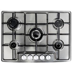 Q.TA' 1 PIANO COTTURA INOX STAYLUX GAS 70CM GRIGLIA ACC