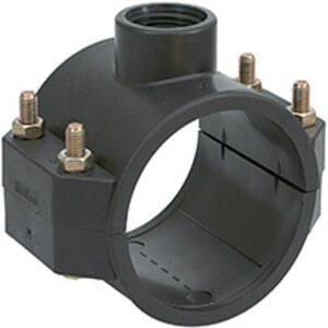 Q.TA' 1 RACCORDO POLIPROP PRESA A STAFFA D 25MMX1/2 F