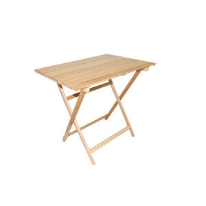 Q.TA' 1 TAVOLO LEGNO PIEGHEVOLE 80X60X75CM NOCE