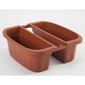 Q.TA' 1 FIORIERA KLUNIA 40X20X19CM 14L TERRACOTTA