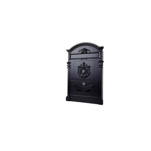 Q.TA' 1 C CASSETTA POSTALE REGIA MAXI NERO 9005 30X9,5X46CM