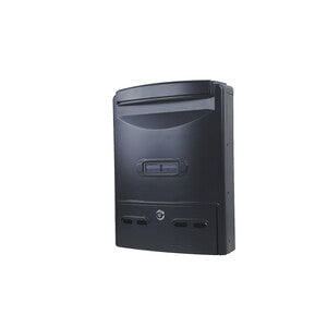 Q.TA' 1 C CASSETTA POSTALE EUROPA NERO 9005 29X10X39CM
