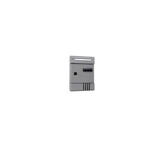 Q.TA' 1 C CASSETTA POSTALE CONDOMI SILV 9006 20.5X6.5X29CM