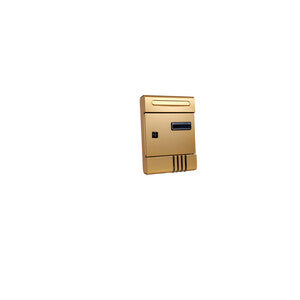 Q.TA' 1 C CASSETTA POSTALE CONDOMI ALL AN BR 20.5X6.5X29CM
