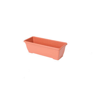 Q.TA' 6 FIORIERA IRIS 60X20X16CM 12L TERRACOTTA