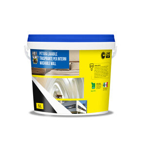 Q.TA' 1 C IDROPITTURA LAV TRASP INTERNI 5L WASHABLE WALL
