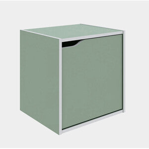 Q.TA' 1 CUBO C/ANTA 35X29,2X35 CM VERDE SALVIA
