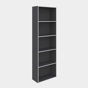 Q.TA' 1 LIBRERIA 4 RIPIANI 50X22,8X157,4 CM ARDESIA