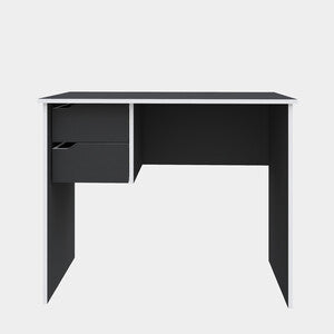 Q.TA' 1 SCRITTOIO 2 CASSETTI 90X50X73 CM ARDESIA