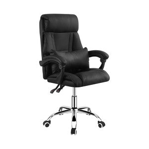 Q.TA' 1 POLTRONA DIREZIONALE A GAS C/BRACCIOLI MIA NERO