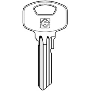 Q.TA' 10 SILCA YA120SM CHIAVE PROFILO ACCIAIO