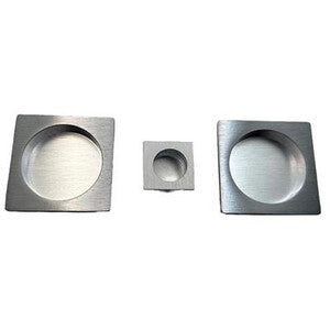 Q.TA' 1 KIT MANIGLIE QUADRO CIECO PORTE SCORREVOLI CROMO