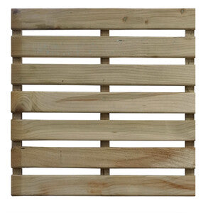 Q.TA' 1 PEDANA IN PINO IMPREGNATO 50X50 CM 7 LISTELLI