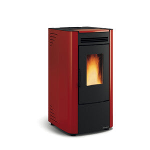 Q.TA' 1 STUFA PELLET VENTIL 6,5 KW KETTY 5.0 BORDEAUX V5