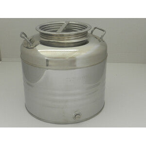 Q.TA' 1 FUSTO OLIO ACCIAIO INOX 441 30 L AGGRAFFATO