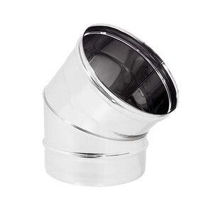 Q.TA' 1 C CURVA INOX 45 D 8 CM