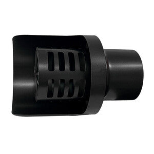 Q.TA' 1 C TERMINALE INOX ORIZZONTALE VERNIC D 8 CM