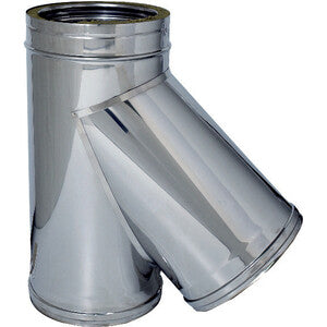 Q.TA' 1 C RACCORDO BRAGA 135 INOX DOP PARETE D25/30CM