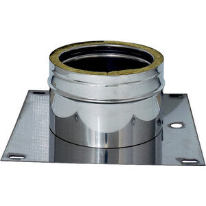 Q.TA' 1 C PIASTRA DI BASE INOX DOP PARETE D 15/20 CM