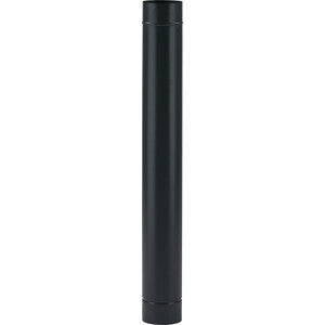 Q.TA' 12 TUBO PORCELLANATO D 10 X H 100CM NERO OPACO CLASSIC