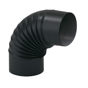 Q.TA' 1 CURVA PORCELLANATA PIEGHETTATA 90 D 15CM NERO OP CLASSIC