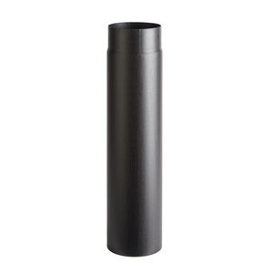 Q.TA' 1 TUBO PORCELLANATO D 13 X H 50CM NERO OPACO TOP