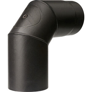 Q.TA' 1 CURVA PORCELLANATA 90 C/ISPEZ D 12CM NERO OPACO TOP