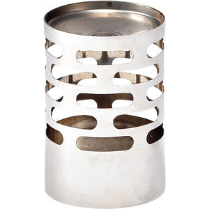 Q.TA' 1 TERMINALE SCARICO PELLET INOX D 8 X H 14 CM AETERNUM