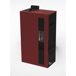 Q.TA' 1 C STUFA PELLET SLIM BRONTE 5 BORDEAUX