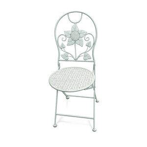 Q.TA' 2 C SEDIA 40X40X94CM AZZURRO CHIARO EPOQUE