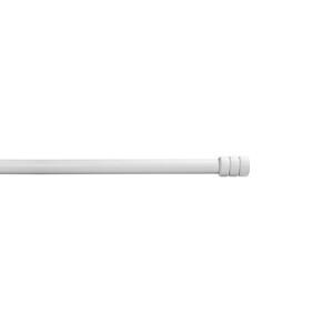Q.TA' 6 BASTONE METALLO D 20/19 120/210CM CILINDRO BIANCO