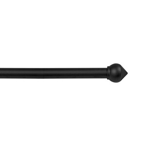 Q.TA' 6 BASTONE METALLO D 20/19 120/210CM BULBO NERO