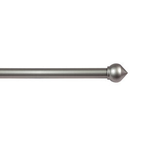 Q.TA' 6 BASTONE METALLO D 20/19 120/210CM BULBO NICHEL