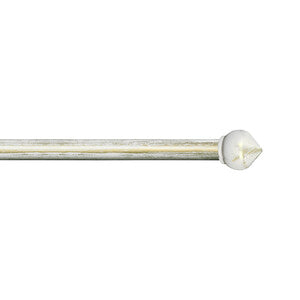 Q.TA' 6 BASTONE METALLO D 20/19 120/210CM BULBO AVOR/ORO