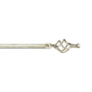 Q.TA' 6 BASTONE METALLO D 20/17 120/210CM VORTICE AVOR/ORO