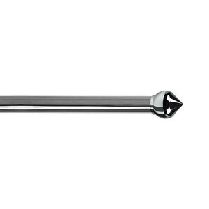 Q.TA' 6 BASTONE METALLO D 20/19 120/210CM BULBO CROMO