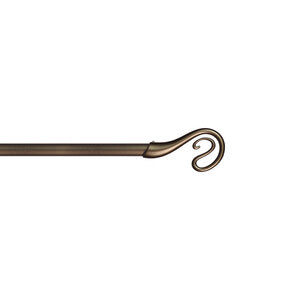 Q.TA' 6 BASTONE METALLO D 20/19 120/210CM NAIROBI BRONZO