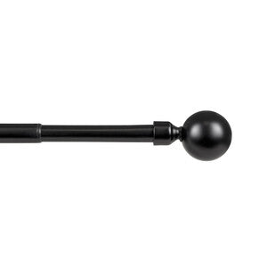 Q.TA' 6 BASTONE METALLO D 19/16 120/210CM BOCCIA NERO